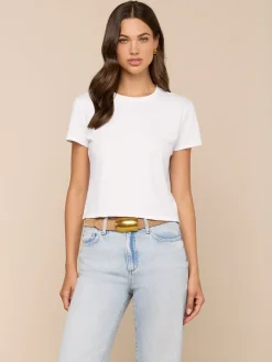 Aileen Cotton Crewneck Tee