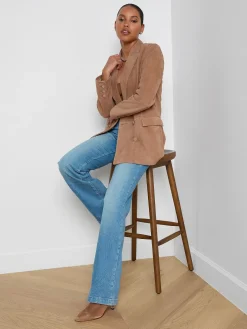 Aimee Oversized Suede Blazer