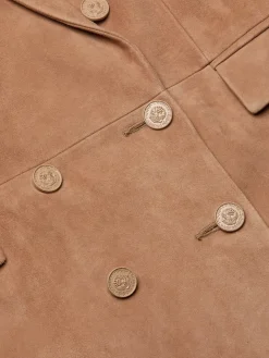 Aimee Oversized Suede Blazer
