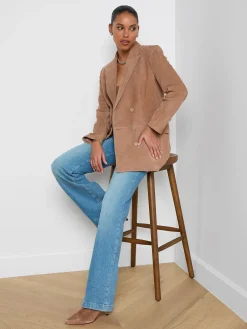 Aimee Oversized Suede Blazer