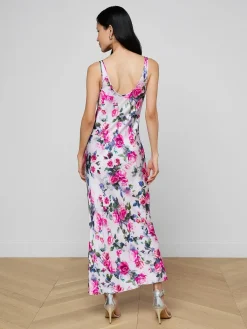 Akiya Satin Maxi Dress