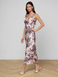 Akiya Satin Maxi Dress
