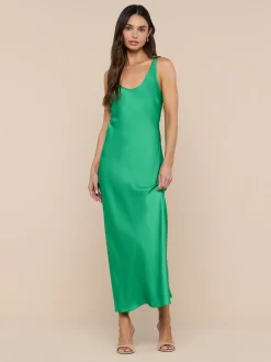 Akiya Satin Maxi Dress