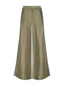 Allanah Linen-Blend Trouser
