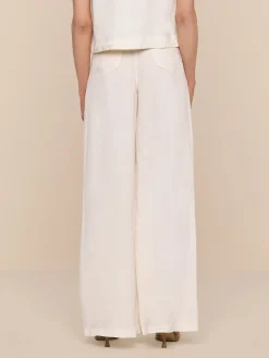 Amara Linen Wide-Leg Pant