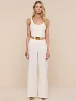 Amara Linen Wide-Leg Pant