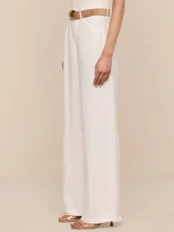Amara Linen Wide-Leg Pant