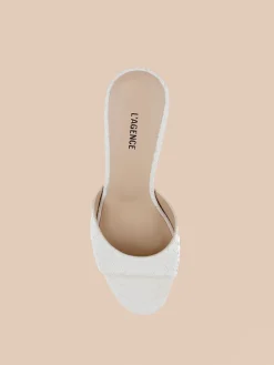 Avery Leather Open-Toe Mule
