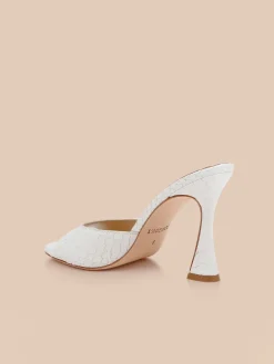 Avery Leather Open-Toe Mule