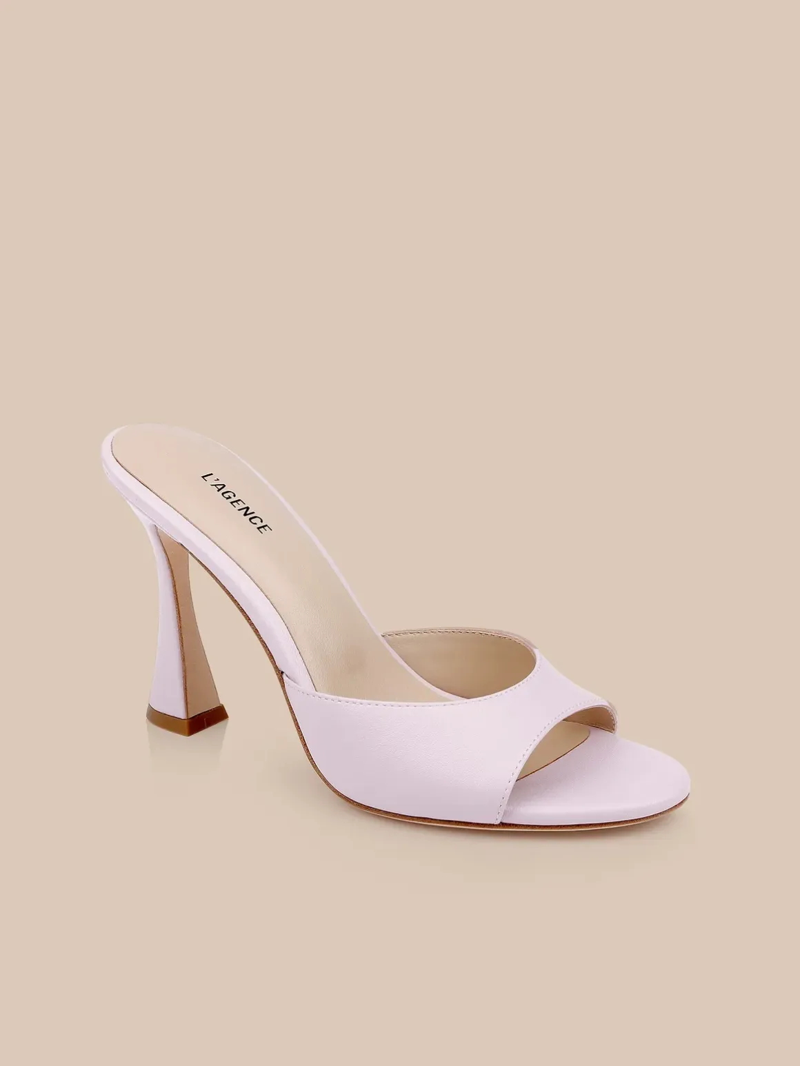 Avery Leather Open-Toe Mule