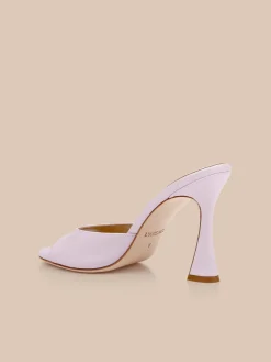 Avery Leather Open-Toe Mule
