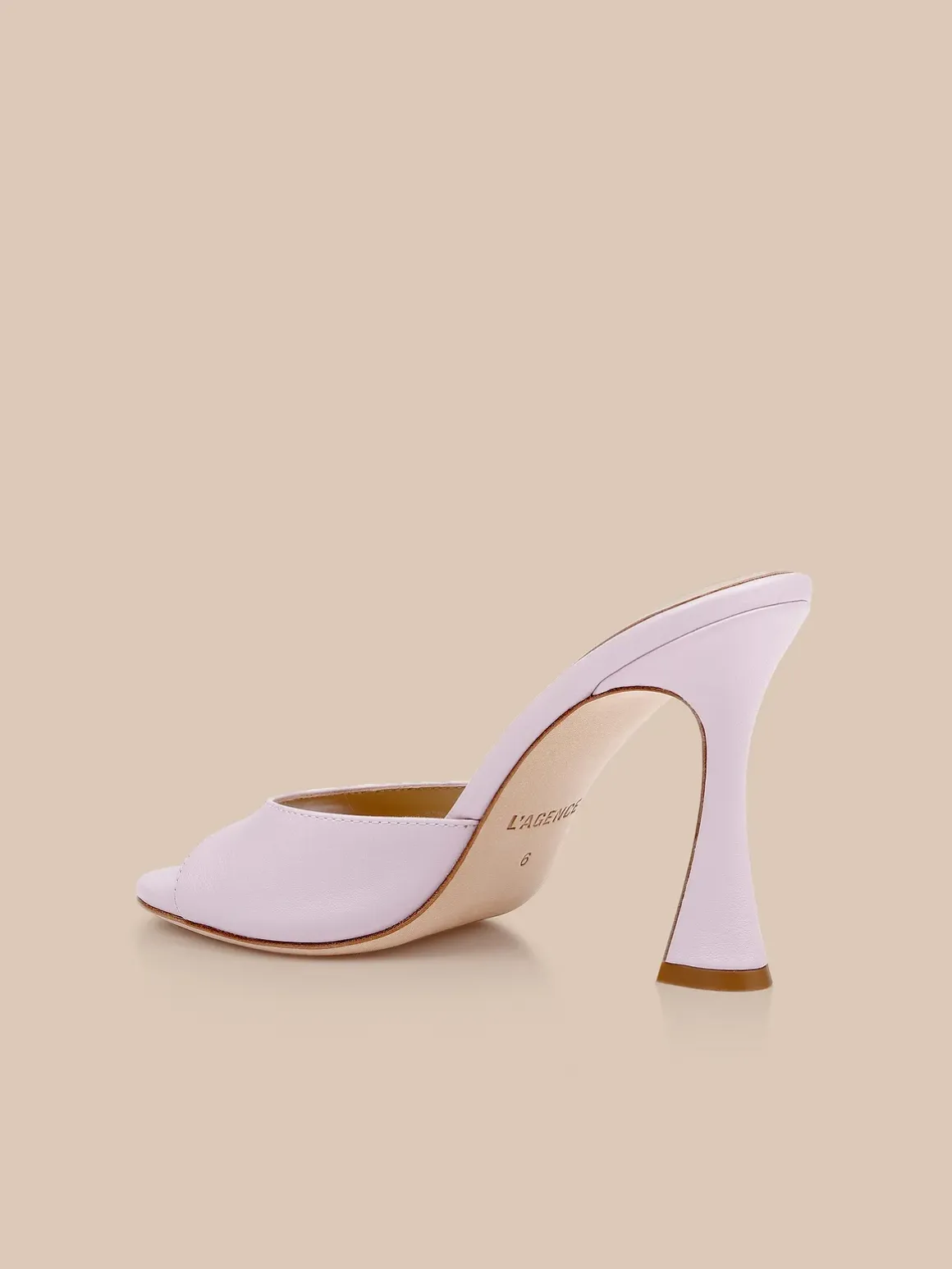 Avery Leather Open-Toe Mule