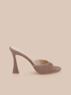 Avery Suede Open-Toe Mule