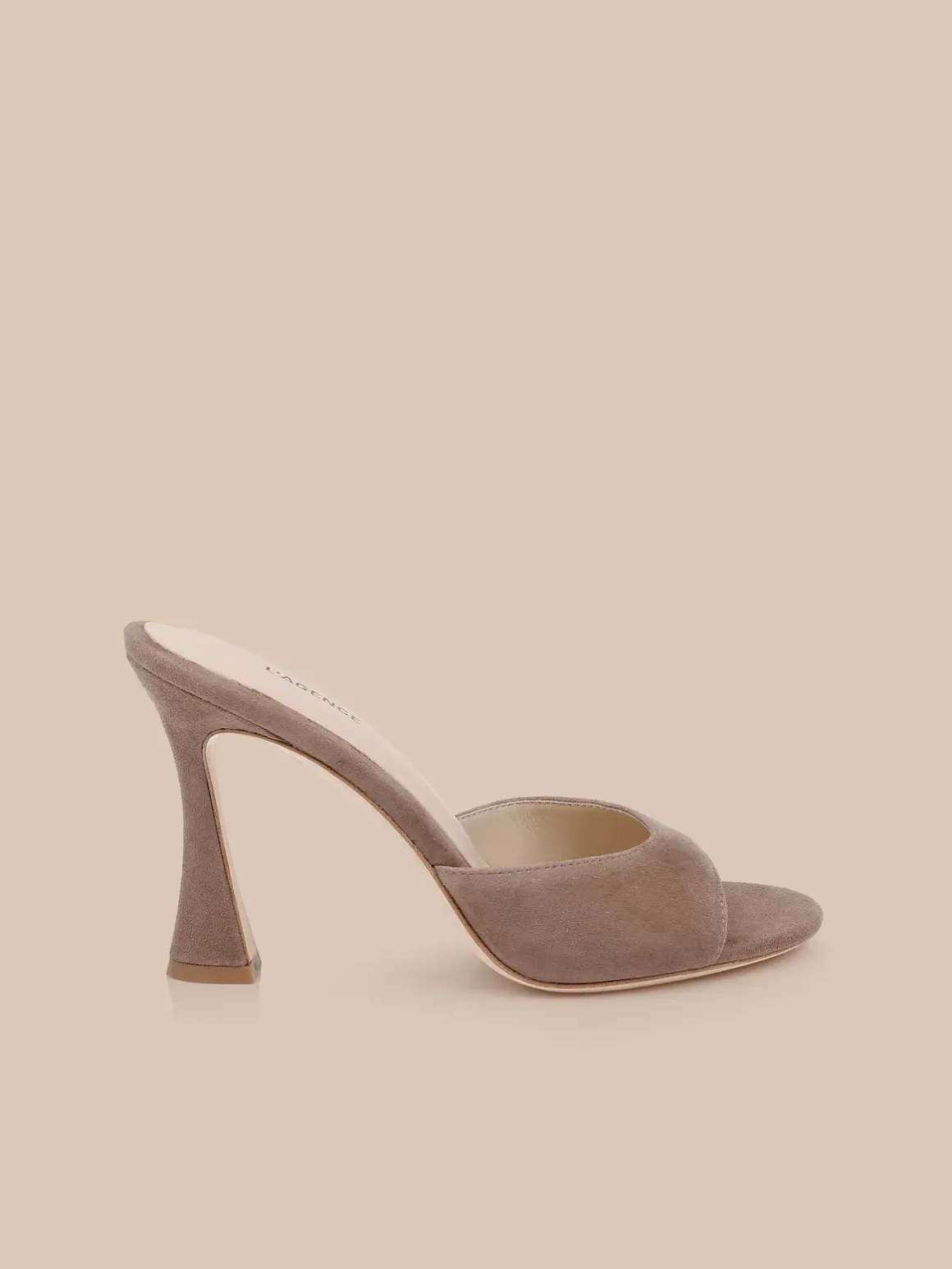 Avery Suede Open-Toe Mule
