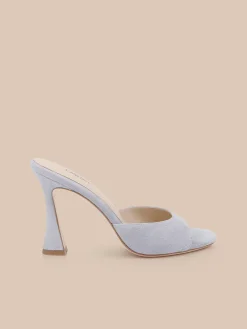 Avery Suede Open-Toe Mule
