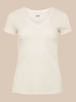 Becca Cotton V-Neck Tee