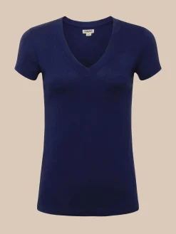 Becca Cotton V-Neck Tee