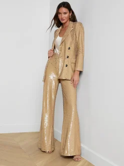 Cambrie Oversized Sequin Blazer