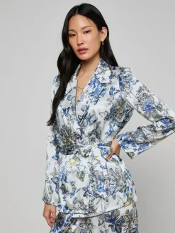 Ciara Silk Robe Top