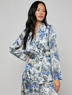 Ciara Silk Robe Top