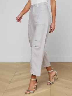 Cody Cropped Linen Pant