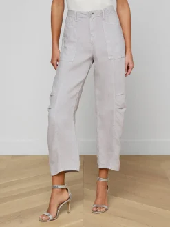 Cody Cropped Linen Pant