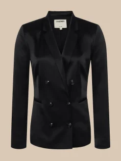 Colin Silk Charmeuse Blazer
