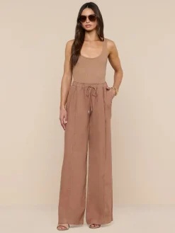 Connie Linen Drawstring Trouser