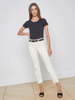 Cory Cotton Scoopneck Tee