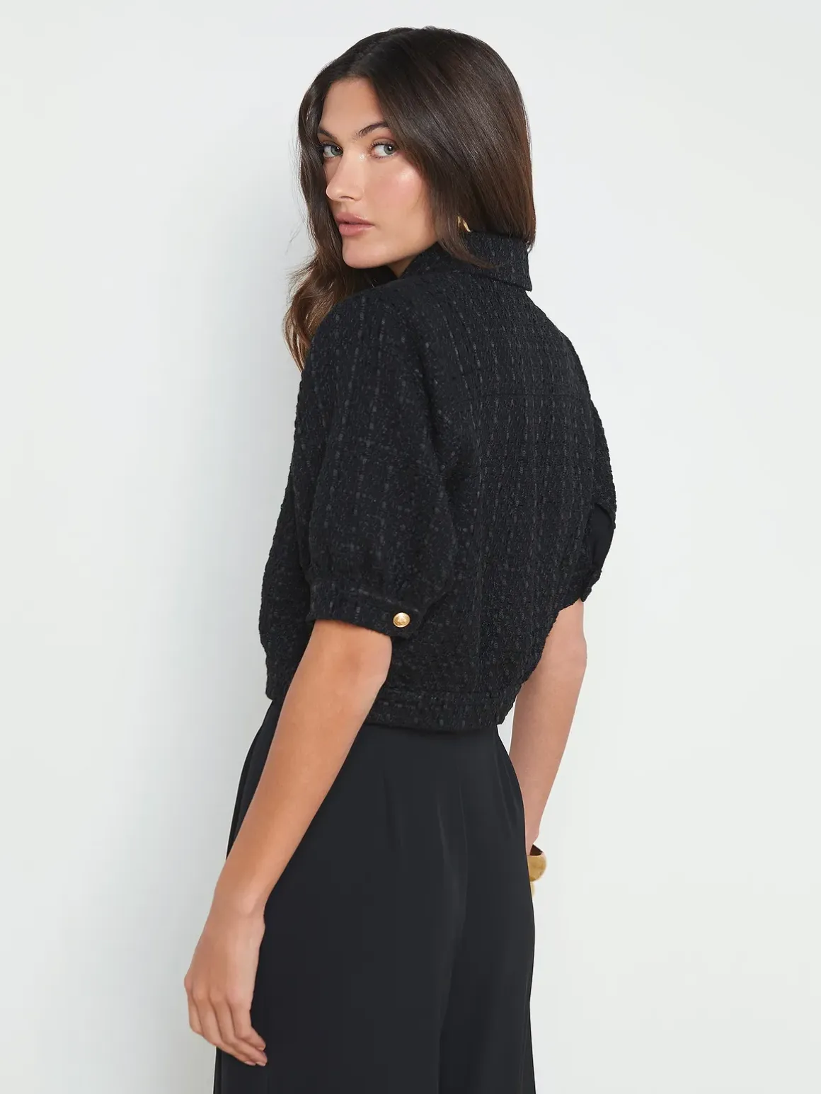 Cove Cropped Tweed Jacket