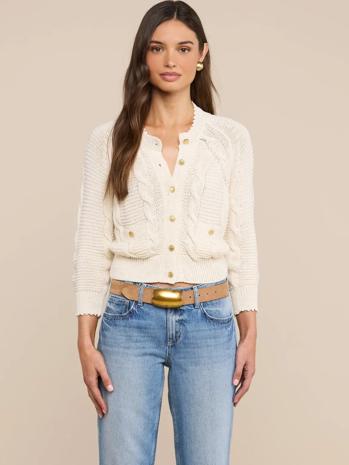 Darcy Cable Knit Cardigan