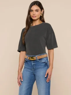Daria Oversized Cropped Tee
