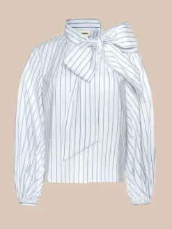 Deon Tie-Neck Blouse