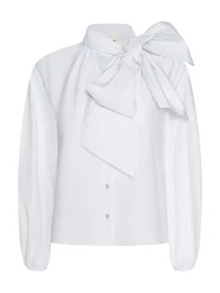 Deon Tie-Neck Blouse
