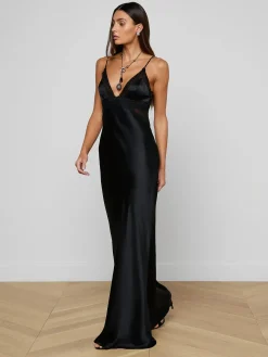Elsa Silk Gown