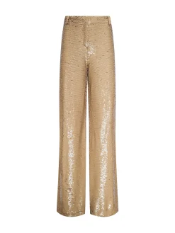 Gavin Sequin Wide-Leg Pant