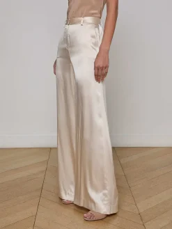 Gavin Silk Wide-Leg Pant