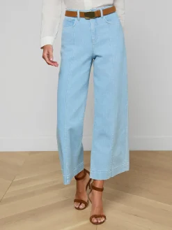 Houston Cropped Wide-Leg Jean