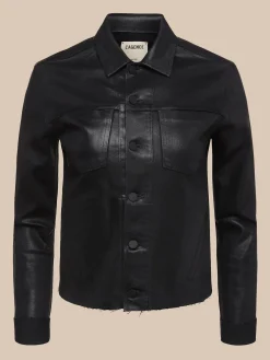 Janelle Coated Jean Jacket