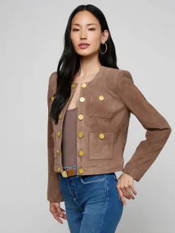 Jayde Collarless Jacket