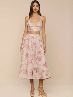 Kaori Linen Bralette Top