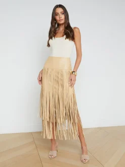 Karolina Fringe Skirt