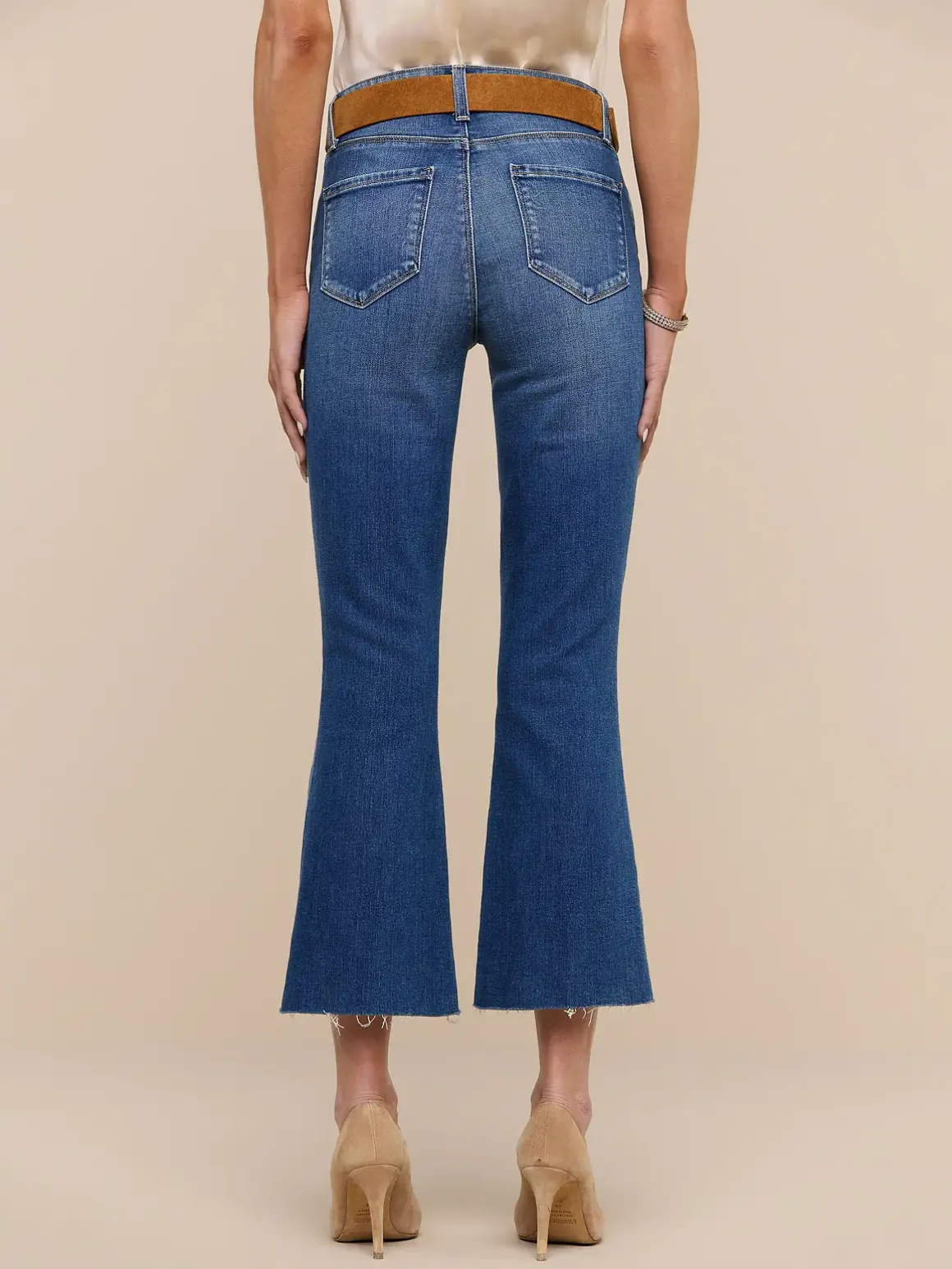 Kendra Cropped Flare Jean