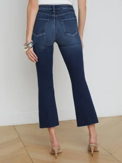 Kendra Cropped Flare Jean