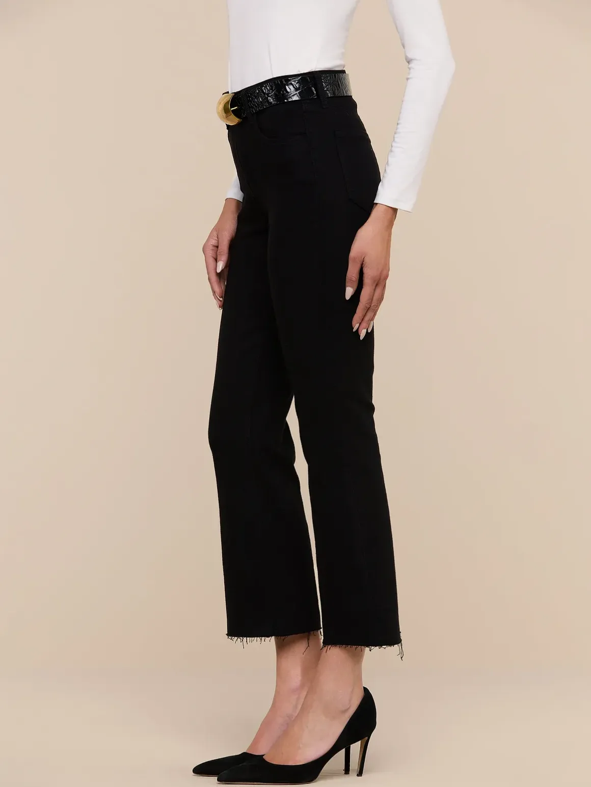 Kendra Cropped Flare Jean