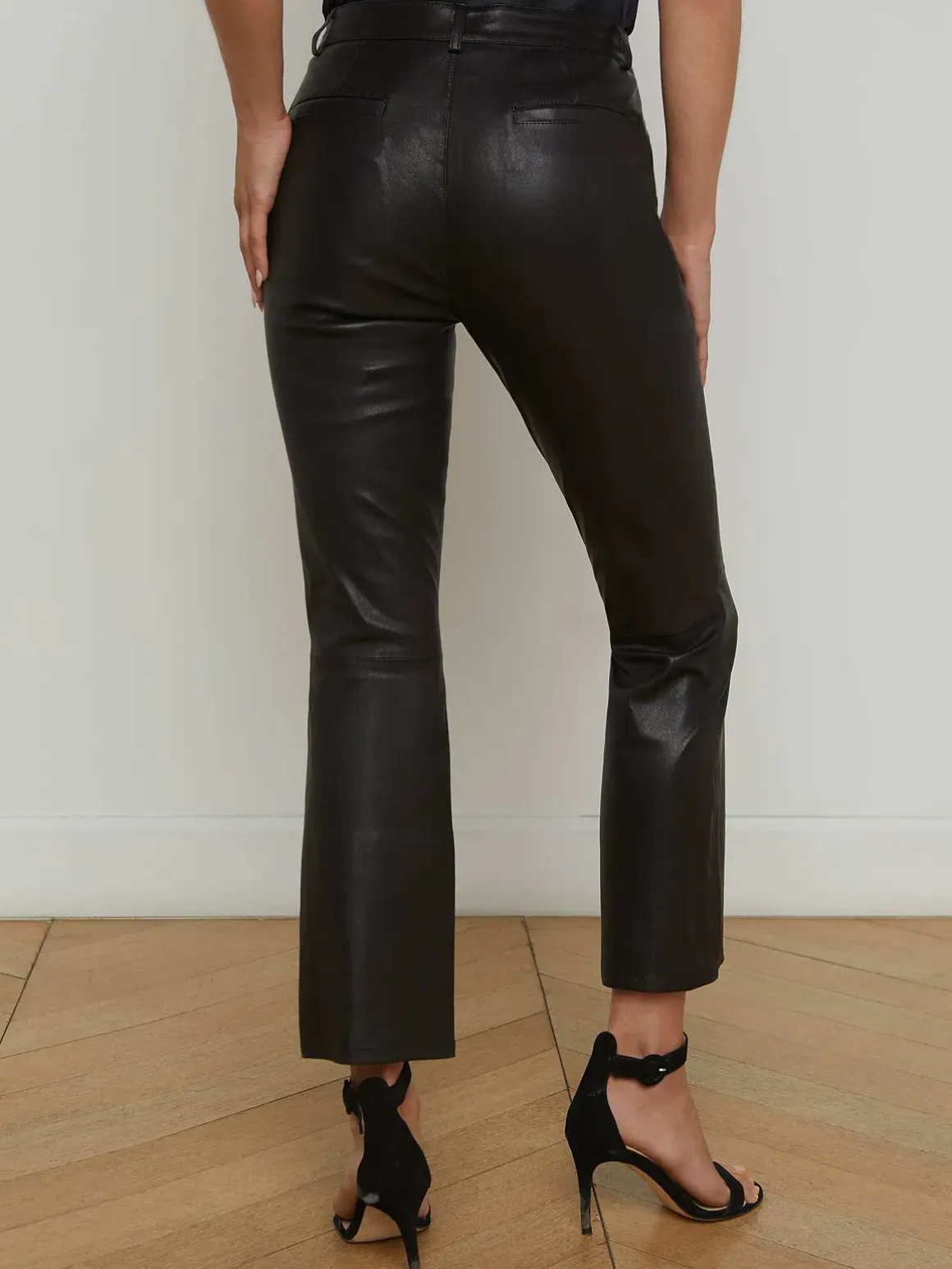 Ketra Leather Bootcut Trouser