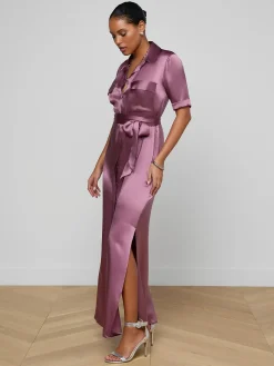 Klement Silk Shirt Dress