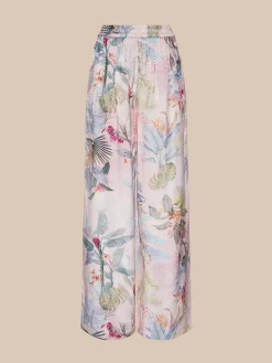 Lillian Satin Wide-Leg Pant