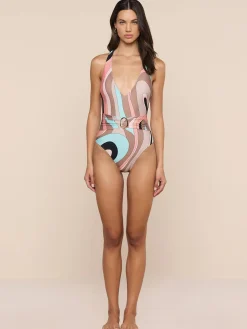 Lisa Plunge One-Piece Swimsuit