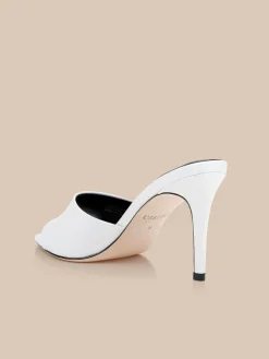 Lolita Leather Open-Toe Mule